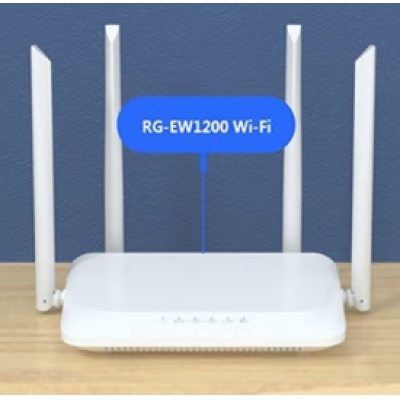 銳捷（Ruijie） 無線路由器 無線速率1167M RG-EW1200子母路由 wifi信號(hào)放大器 白色